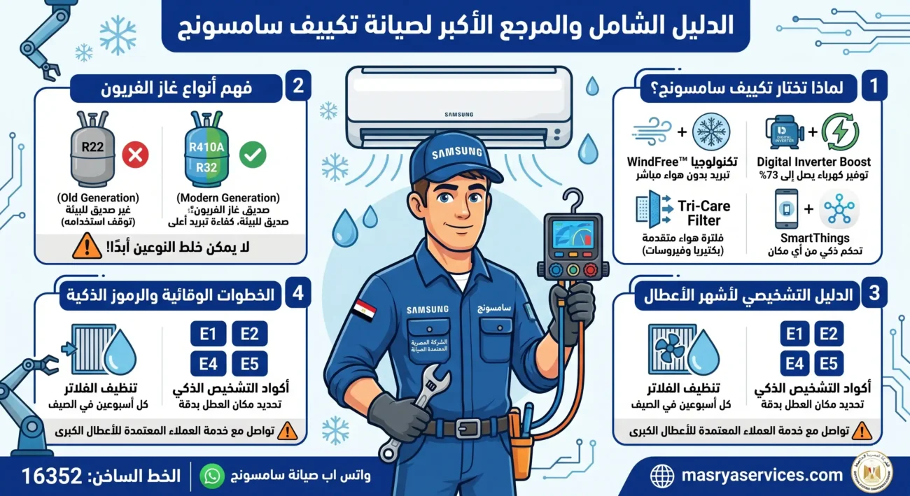 صيانة تكييف سامسونج 16352