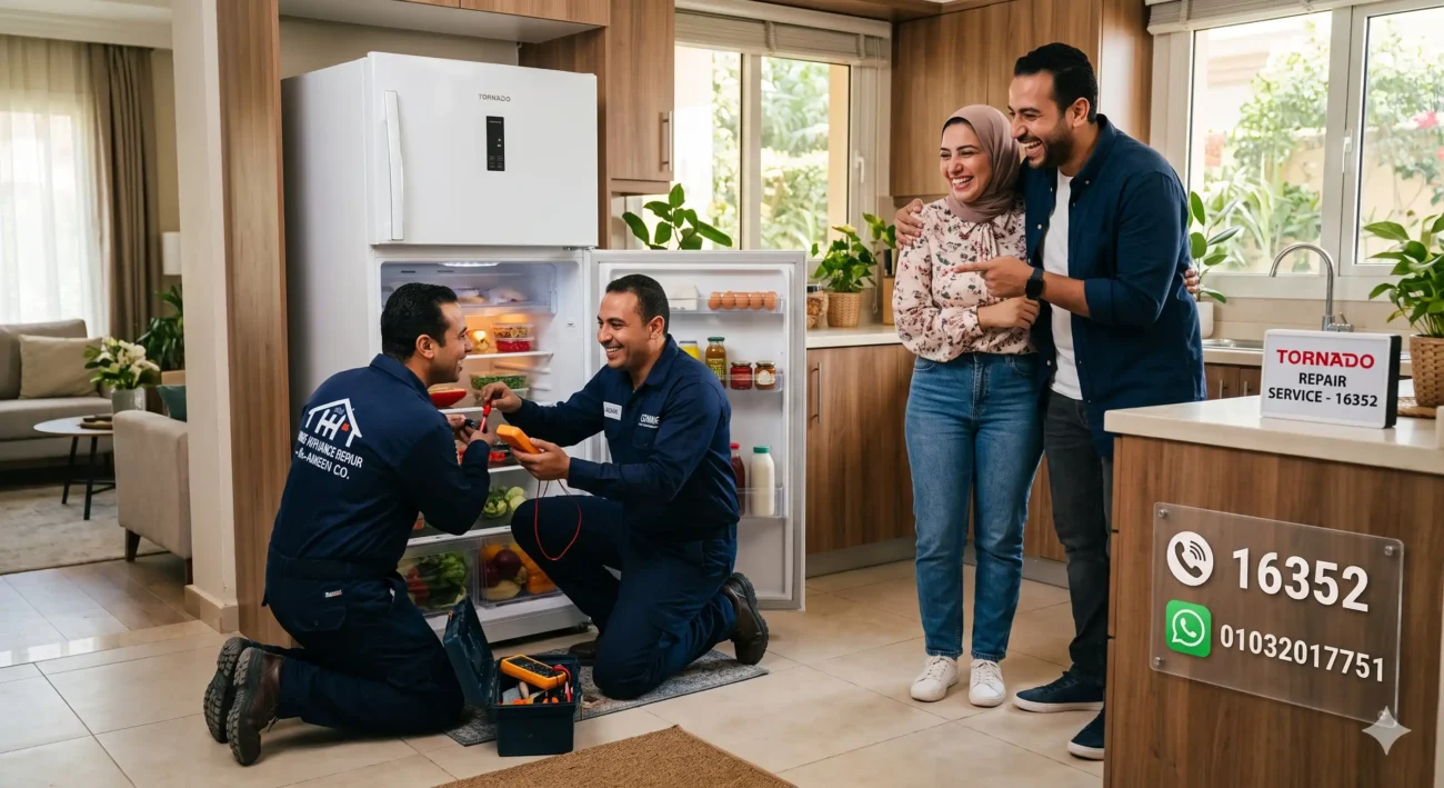 صيانة ثلاجة تورنيدو - 16352